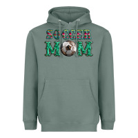 Sage soccer mom with leopard ball and serape leopard Heavyweight Hoodie - Artiststas