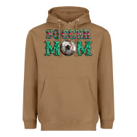 Toasted Coconut soccer mom with leopard ball and serape leopard Heavyweight Hoodie - Artiststas