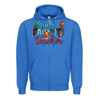 True Royal santa s favorite teacher Zipper Hoodie - JahusDesignShop