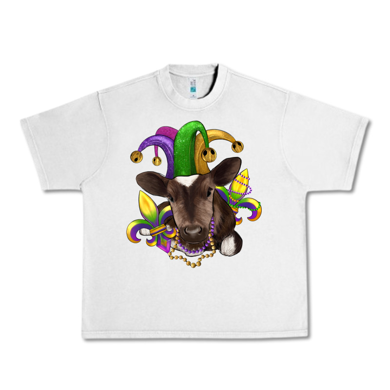 Mardi Gras Baby Cow Urban Heavy Tee by RanaPortraitStore | Teevron