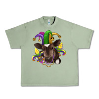 Oil Green mardi gras baby cow Urban Heavy Tee - RanaPortraitStore