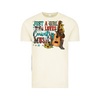 Vintage Arctic just a girl who loves country music Vintage Tee - Zillion Design Studio