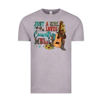 Vintage Zinc just a girl who loves country music Vintage Tee - Zillion Design Studio