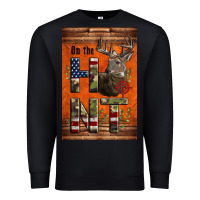 Black Western On The Hunt Deer Premium Sweatshirt - LillyAllenDesigns