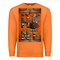 Carrot Western On The Hunt Deer Premium Sweatshirt - LillyAllenDesigns