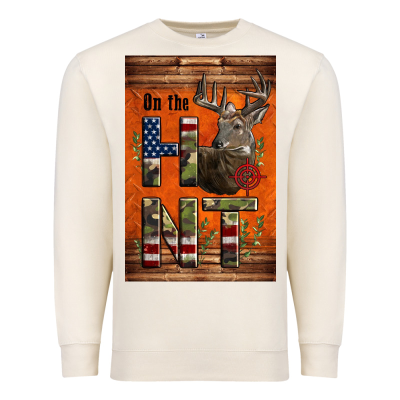 Western On The Hunt Deer Premium Sweatshirt by LillyAllenDesigns | Teevron