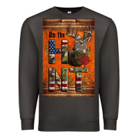Smoke Western On The Hunt Deer Premium Sweatshirt - LillyAllenDesigns
