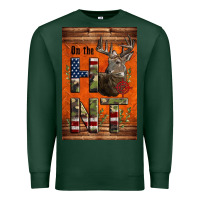 Sports Green Western On The Hunt Deer Premium Sweatshirt - LillyAllenDesigns