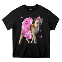 Black Baby Hyena With Tutu Heavy Core Tee - LillyAllenDesigns