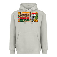 Moon Dust soccer mom with ball and sunflower cactus serape licanse plate Heavyweight Hoodie - Artiststas