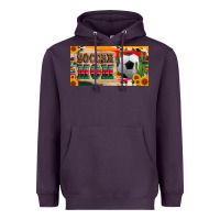 Plum soccer mom with ball and sunflower cactus serape licanse plate Heavyweight Hoodie - Artiststas
