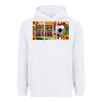 White soccer mom with ball and sunflower cactus serape licanse plate Heavyweight Hoodie - Artiststas