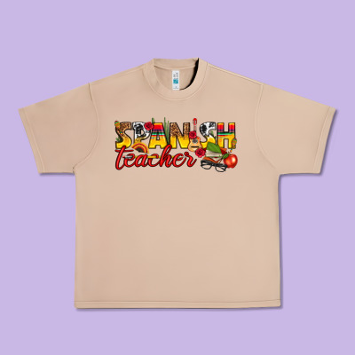 Spanish Teacher Urban Heavy Tee Designed By Texasbilliewilder