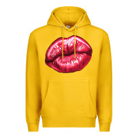 Lemon lips mark Premium Hoodie - NancyCooperArtShop