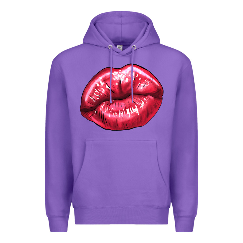 Lips Mark Premium Hoodie by NancyCooperArtShop | Teevron