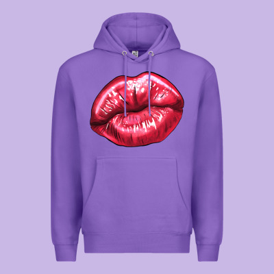 Lips Mark Premium Hoodie Designed By Nancycooperartshop