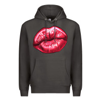 Smoke lips mark Premium Hoodie - NancyCooperArtShop