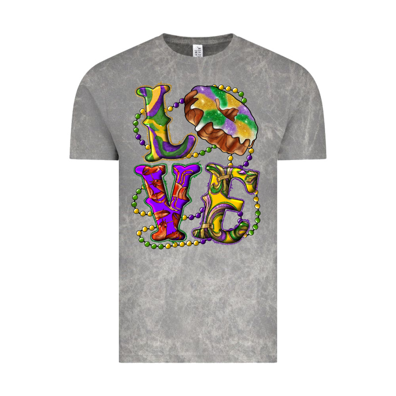 Mardi Gras Love With King Cake Vintage Tee by RanaPortraitStore | Teevron