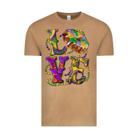 Vintage Camel Mardi Gras Love With King Cake Vintage Tee - RanaPortraitStore