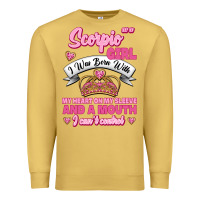 Antique Gold as a scorpio girl zodiac girls Premium Sweatshirt - Jasminsmagicworld