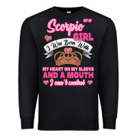 Black as a scorpio girl zodiac girls Premium Sweatshirt - Jasminsmagicworld