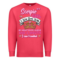 Cardinal as a scorpio girl zodiac girls Premium Sweatshirt - Jasminsmagicworld