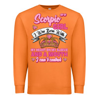 Carrot as a scorpio girl zodiac girls Premium Sweatshirt - Jasminsmagicworld