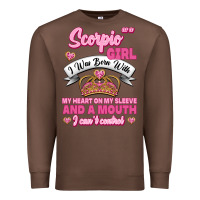 Chestnut as a scorpio girl zodiac girls Premium Sweatshirt - Jasminsmagicworld
