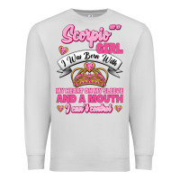 Dove Grey as a scorpio girl zodiac girls Premium Sweatshirt - Jasminsmagicworld