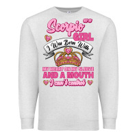 Oatmeal Heather as a scorpio girl zodiac girls Premium Sweatshirt - Jasminsmagicworld