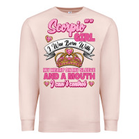 Pale Pink as a scorpio girl zodiac girls Premium Sweatshirt - Jasminsmagicworld