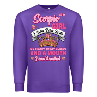 As A Scorpio Girl Zodiac Girls Premium Sweatshirt | Teevron