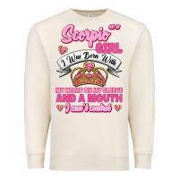 Sandshell as a scorpio girl zodiac girls Premium Sweatshirt - Jasminsmagicworld