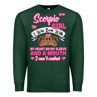 Sports Green as a scorpio girl zodiac girls Premium Sweatshirt - Jasminsmagicworld