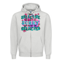 Dove Grey ı have selective hearing ı am sorry you were not Zipper Hoodie - AdoDesignShop