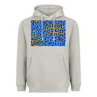 Moon Dust leopard background turquoise and gold 3200x2400 Heavyweight Hoodie - AdoDesignShop