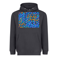 Smoke leopard background turquoise and gold 3200x2400 Heavyweight Hoodie - AdoDesignShop