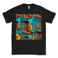 Black western boots seamless pattern Classic Tee - HRA Design Shop