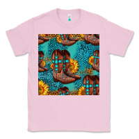 Bubblegum Pink western boots seamless pattern Classic Tee - HRA Design Shop