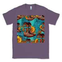 Lavender western boots seamless pattern Classic Tee - HRA Design Shop