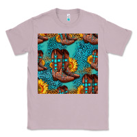 Lilac western boots seamless pattern Classic Tee - HRA Design Shop