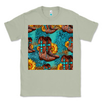 Matcha western boots seamless pattern Classic Tee - HRA Design Shop