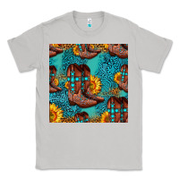 Moon Dust western boots seamless pattern Classic Tee - HRA Design Shop