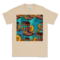 Mushroom western boots seamless pattern Classic Tee - HRA Design Shop