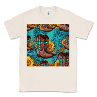 Natural western boots seamless pattern Classic Tee - HRA Design Shop