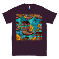Plum western boots seamless pattern Classic Tee - HRA Design Shop