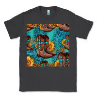 Smoke western boots seamless pattern Classic Tee - HRA Design Shop