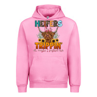 Fuchsia Pink heifers be trippin' Urban Hoodie - LillyAllenDesigns
