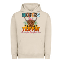 Pigment French Oak heifers be trippin' Urban Hoodie - LillyAllenDesigns