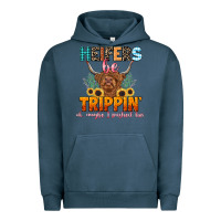 Pigment Midnight Navy heifers be trippin' Urban Hoodie - LillyAllenDesigns